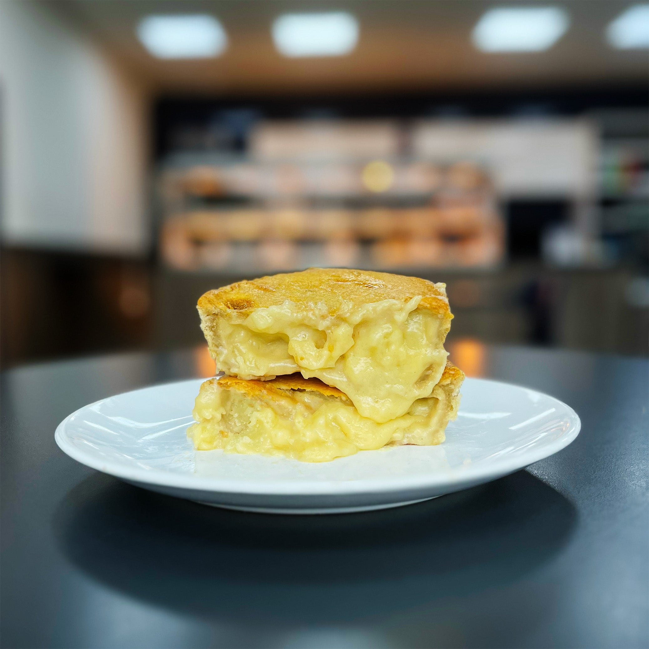 Order best cheese and onion pie to buy. Mouthwatering, classic cheese and onion pies UK. Buy the best cheese onion pie UK for delivery online.