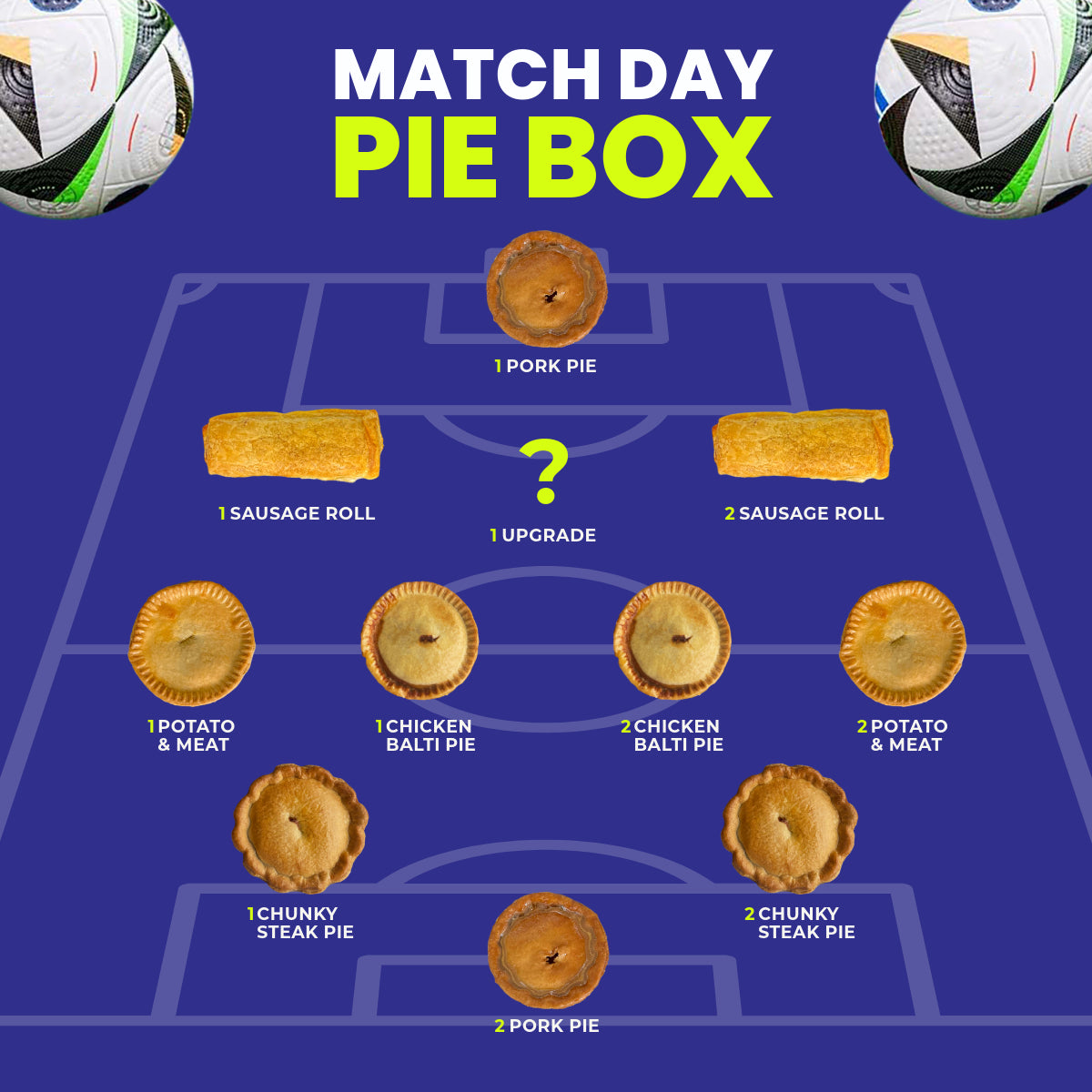 Match Day Pie Box - Premier League & Europa League Pies– Bowen Pies