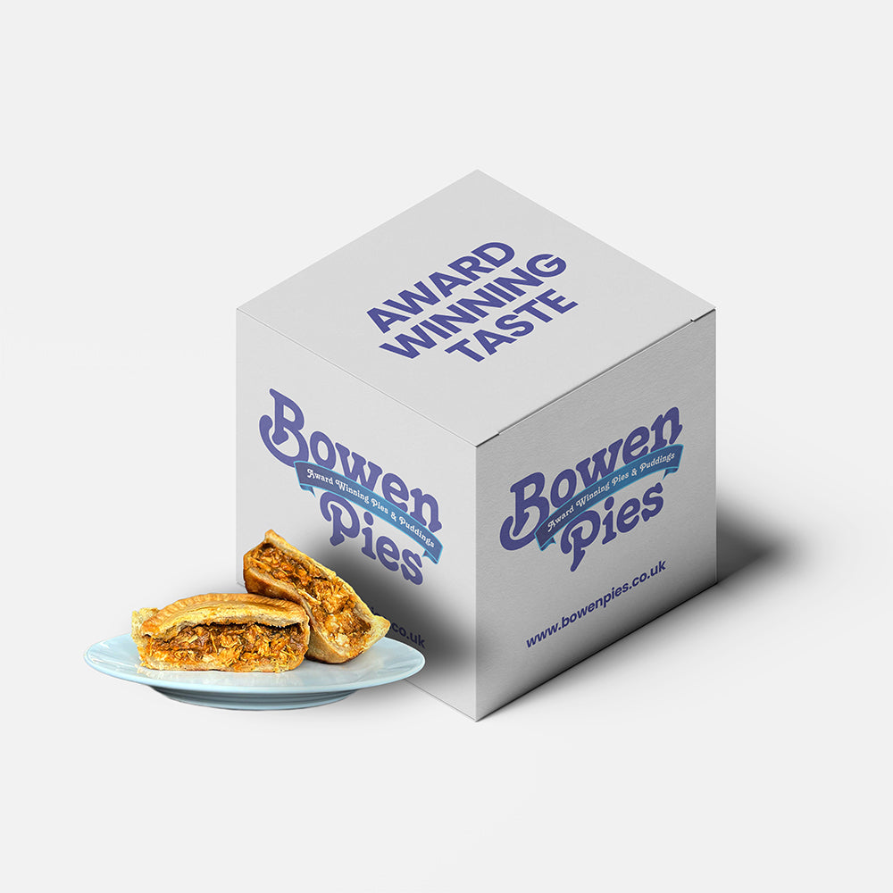 Buy Chicken Balti Pie online for Delivery. The best chicken balti pie in the UK. Order online now for chicken balti pie delivery.